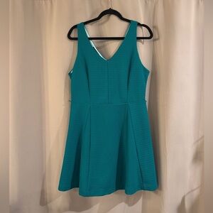 Metaphor Teal Sleeveless Dress